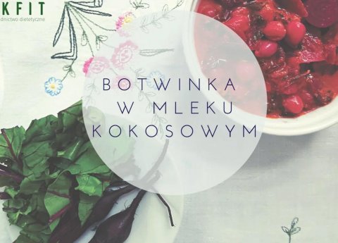 Botwinka w mleku kokosowym z ciecierzycą